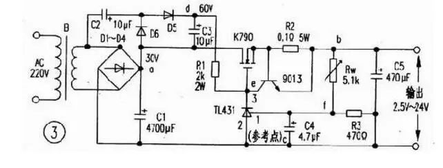 稳压电源的工作原理 稳压电源电路图详解