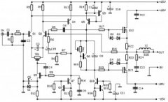 基于FET的100W音频放大器电路图