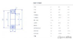 6217轴承尺寸参数