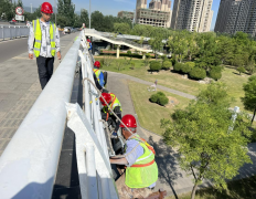 太原祥云桥景观亮化照明设施抢修工作圆满完成