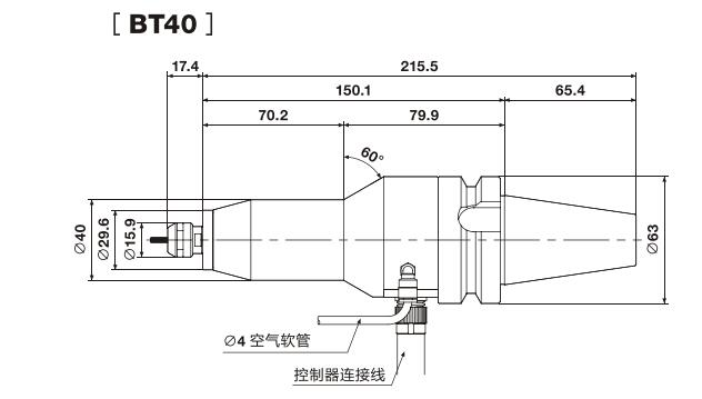 日本NAKANISHI加工中心增速器HES510-BT40