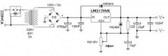 基于LM317的57V可变电源电路图