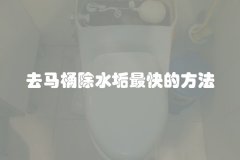 去马桶除水垢最快的方法