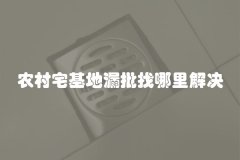 农村宅基地漏批找哪里解决