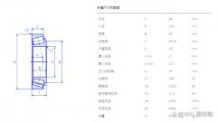 30212轴承尺寸参数