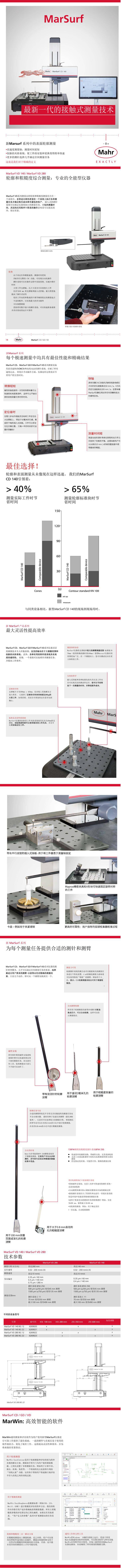 德国Mahr 马尔 Marsurf VD140 轮廓粗糙测量仪