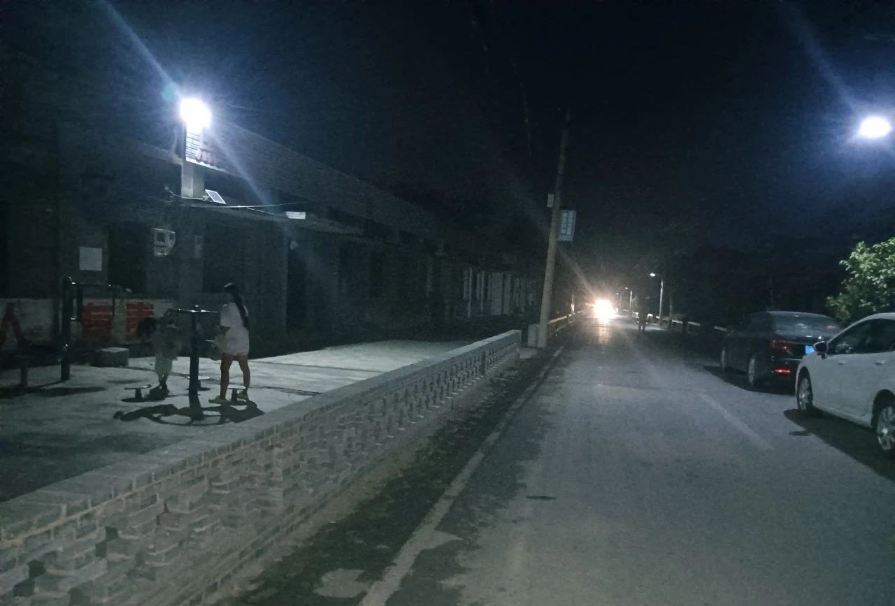 河南焦作马村区安阳城街道安阳城村照明设施完成提档升级