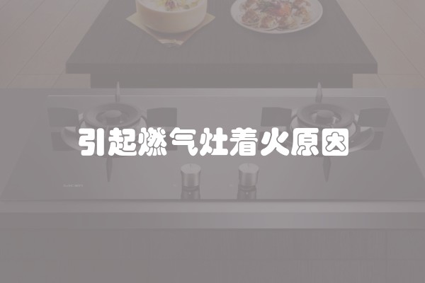 引起燃气灶着火原因