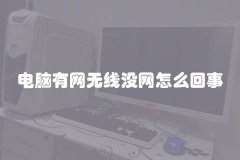 电脑有网无线没网怎么回事