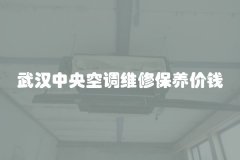 武汉中央空调维修保养价钱