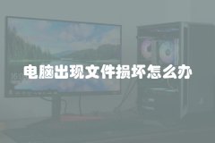 电脑出现文件损坏怎么办