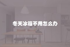 冬天冰箱不用怎么办