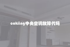 cokiing中央空调故障代码