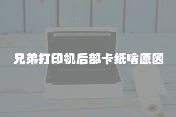 兄弟打印机后部卡纸啥原因