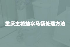 重庆主城抽水马桶处理方法