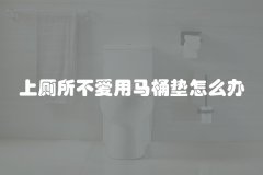 上厕所不爱用马桶垫怎么办