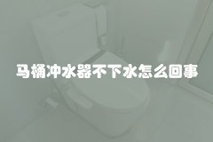 马桶冲水器不下水怎么回事