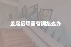 盖房后墙面有洞怎么办