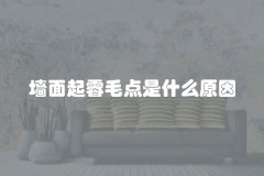 墙面起霉毛点是什么原因