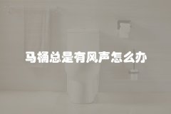 马桶总是有风声怎么办