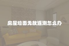 房屋墙面无故返潮怎么办