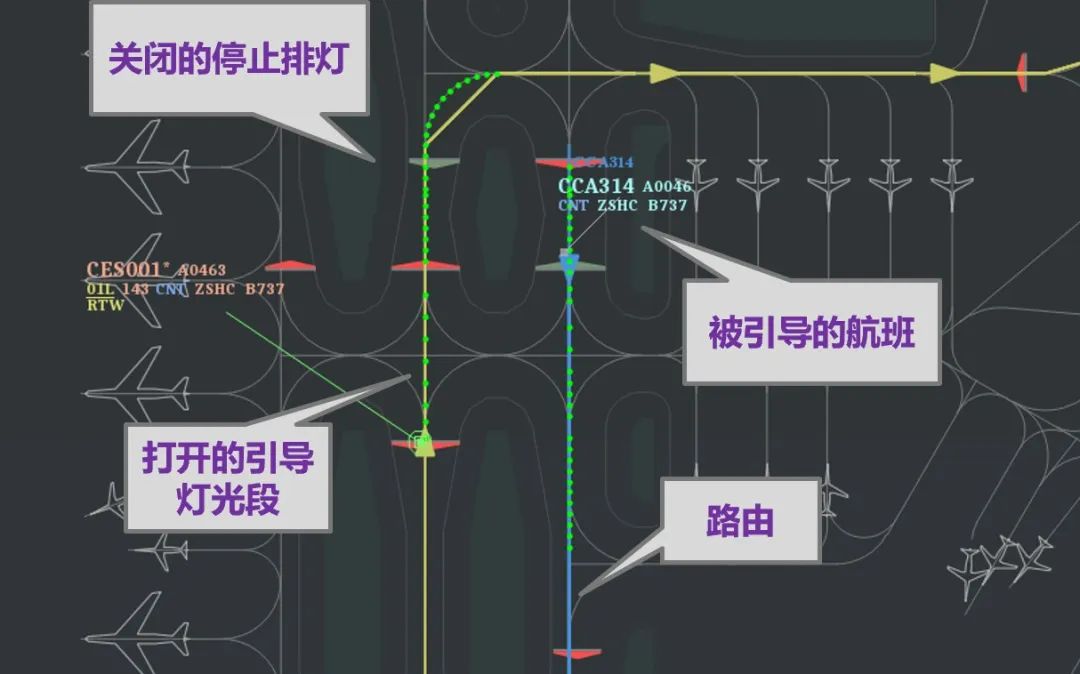 灯光引导系统为北京大兴国际机场航班进出提供有效保障