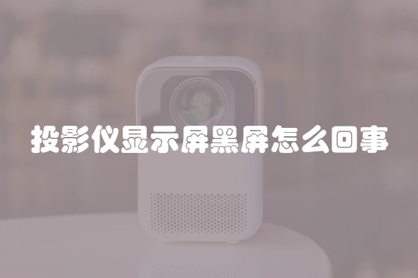 投影仪显示屏黑屏怎么回事