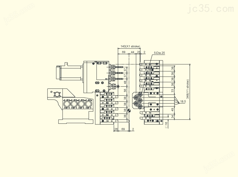 优冈股份 S-125 S-205N S-206 S-265 S-325 走心式车床