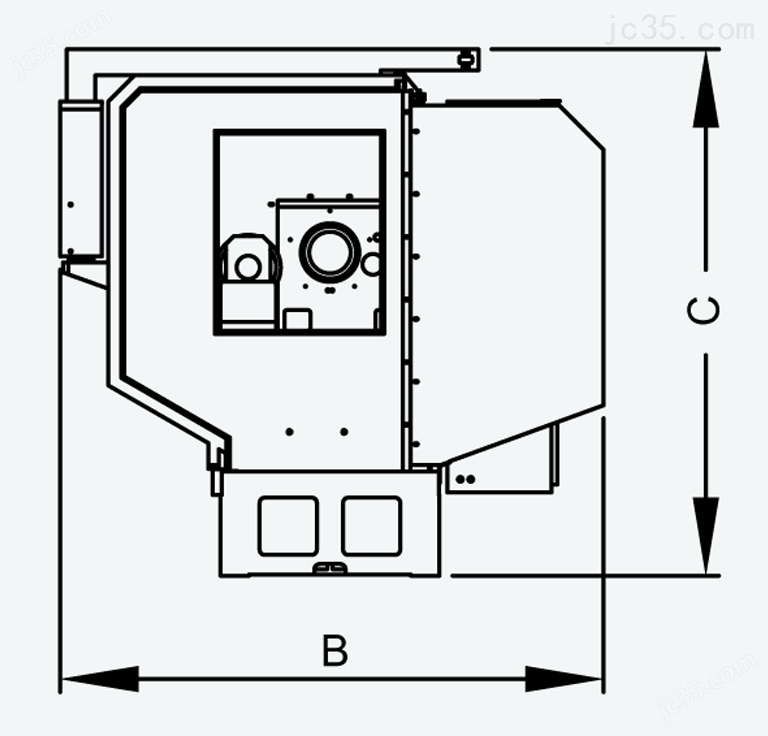 优冈股份 LA26，LA30，LA35，LA40 床面旋径660mm 平床身CNC车床