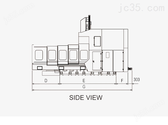 优冈股份 DCM-14，17，19，21A 龙门加工中心机