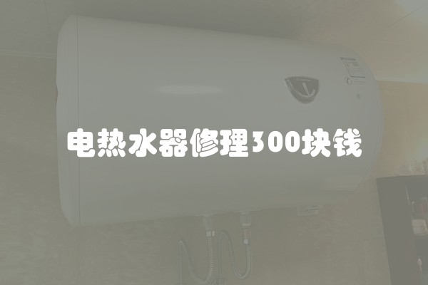 电热水器修理300块钱