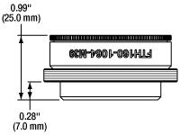 FTH100-1064、FTH160-1064和FTH254-1064透镜