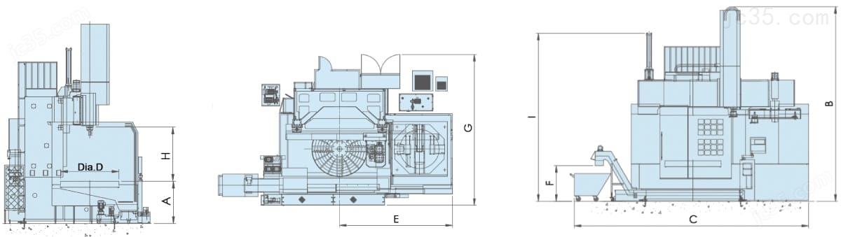 优冈股份 TKV-2500 TKV-2500M 立式CNC车床