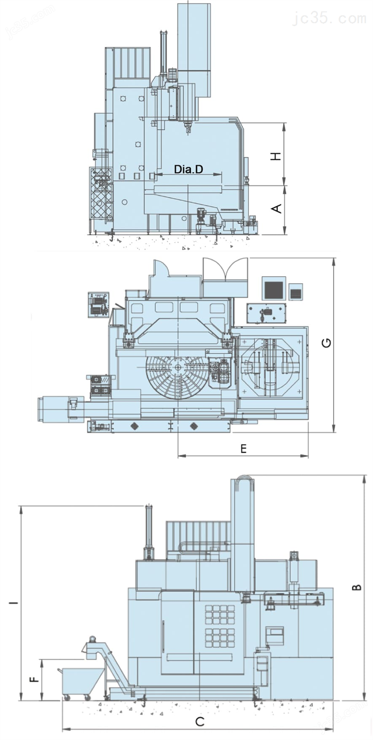 优冈股份 TKV-2500 TKV-2500M 立式CNC车床