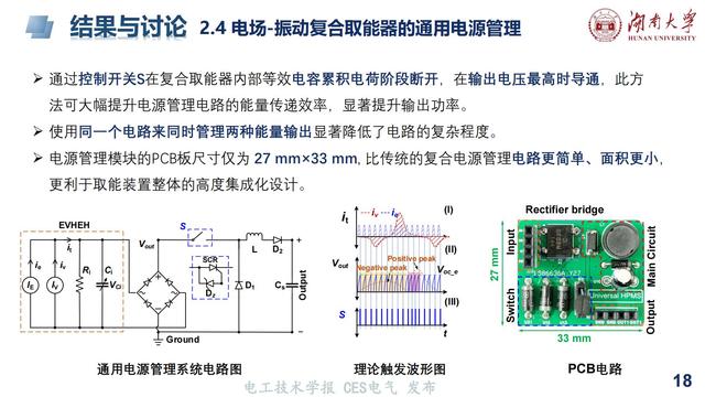 湖大陈赦副教授：基于麦克斯韦位移电流的电场振动复合取能技术