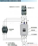 一个电机软启动器主回路的接线图