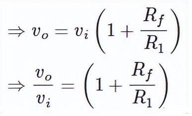 公式 案例 搞定同相运算放大器