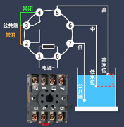 液位继电器控制水位高低