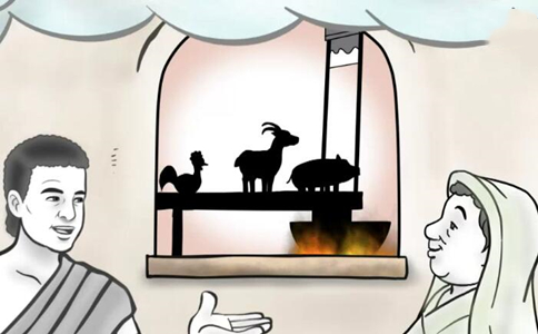 因滥杀无辜，沦为羊身五百世的婆罗门
