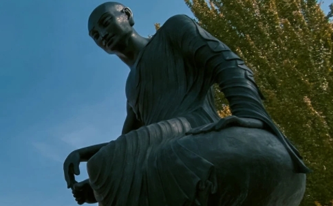 《赞罗什法师》，唐太宗为赞美鸠摩罗什而作的诗