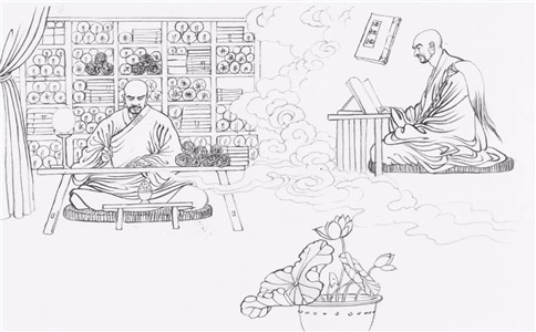 东林画传：净宗初祖慧远大师