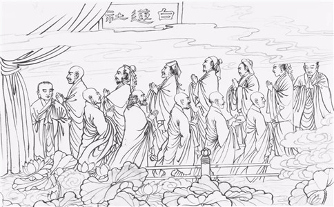 东林画传：净宗初祖慧远大师