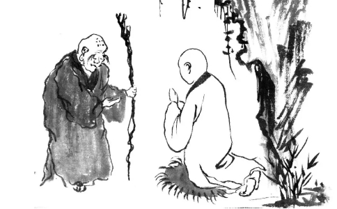 毒蛇猛兽，毒烟瘴气，不能伤法显禅师丝毫