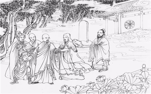 东林画传：净宗初祖慧远大师