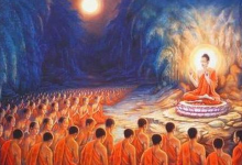 佛陀指月启示众比丘何为佛法