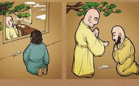 禅师的一句话让强盗在服刑期满后立刻出家