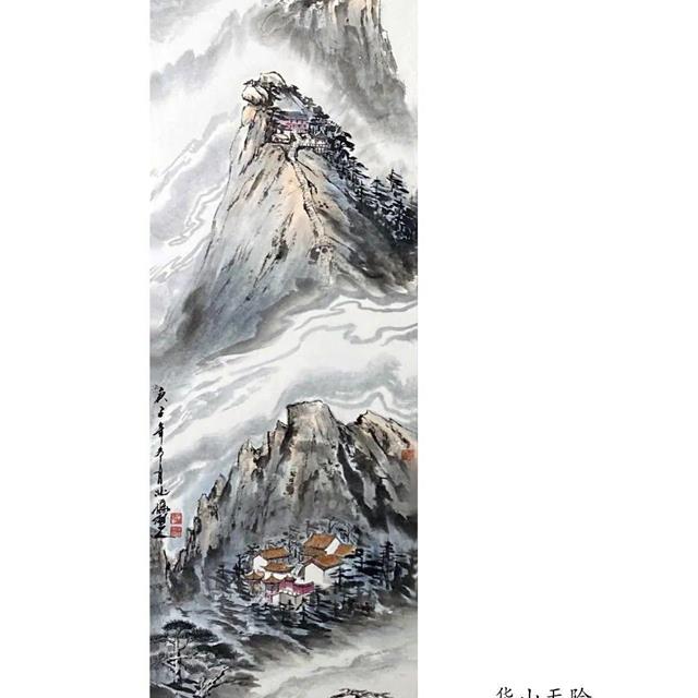 四大佛教名山画成水墨画是什么样？