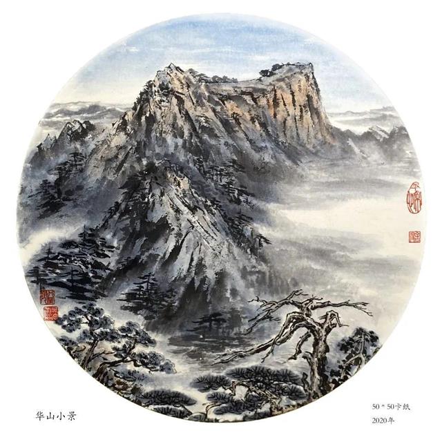 四大佛教名山画成水墨画是什么样？