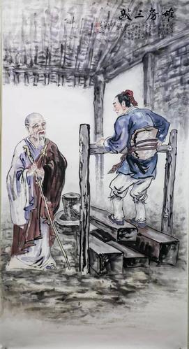 六祖慧在宝林寺演说，讲自己与《金刚经》结缘，五祖用心良苦