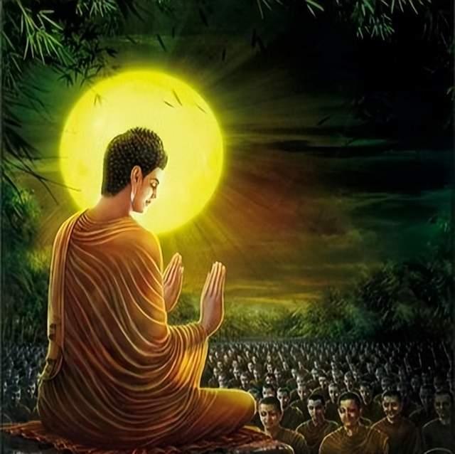 佛陀最后一世：大目犍连抓住他的胳膊，将他拉出门外，并闩上门